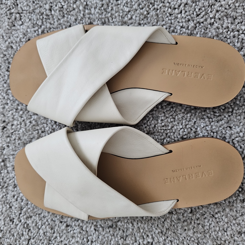 Everlane Women's Cream Sandals